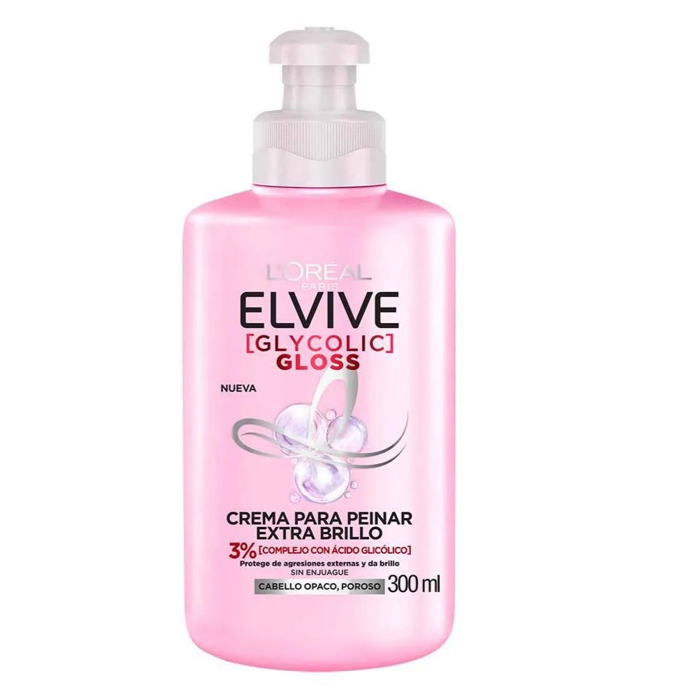 Crema para Peinar Elvive Glycolic Gloss de LOréal Paris