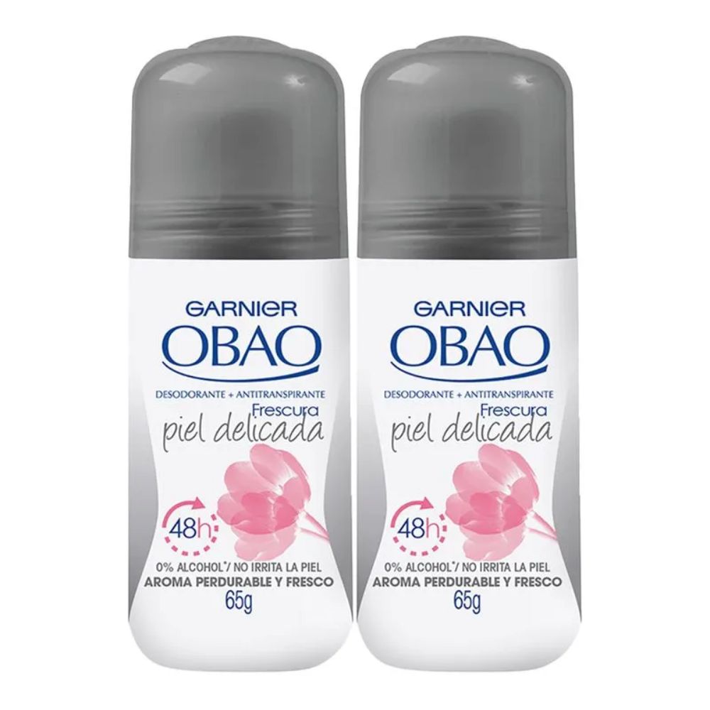Duo De Desodorantes Antitranspirante Garnier Obao 130ML