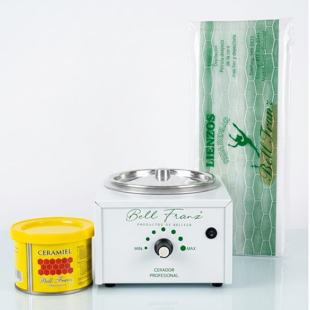 Kit De Depilación Bell Franz Olla + Cera Miel + Lienzos