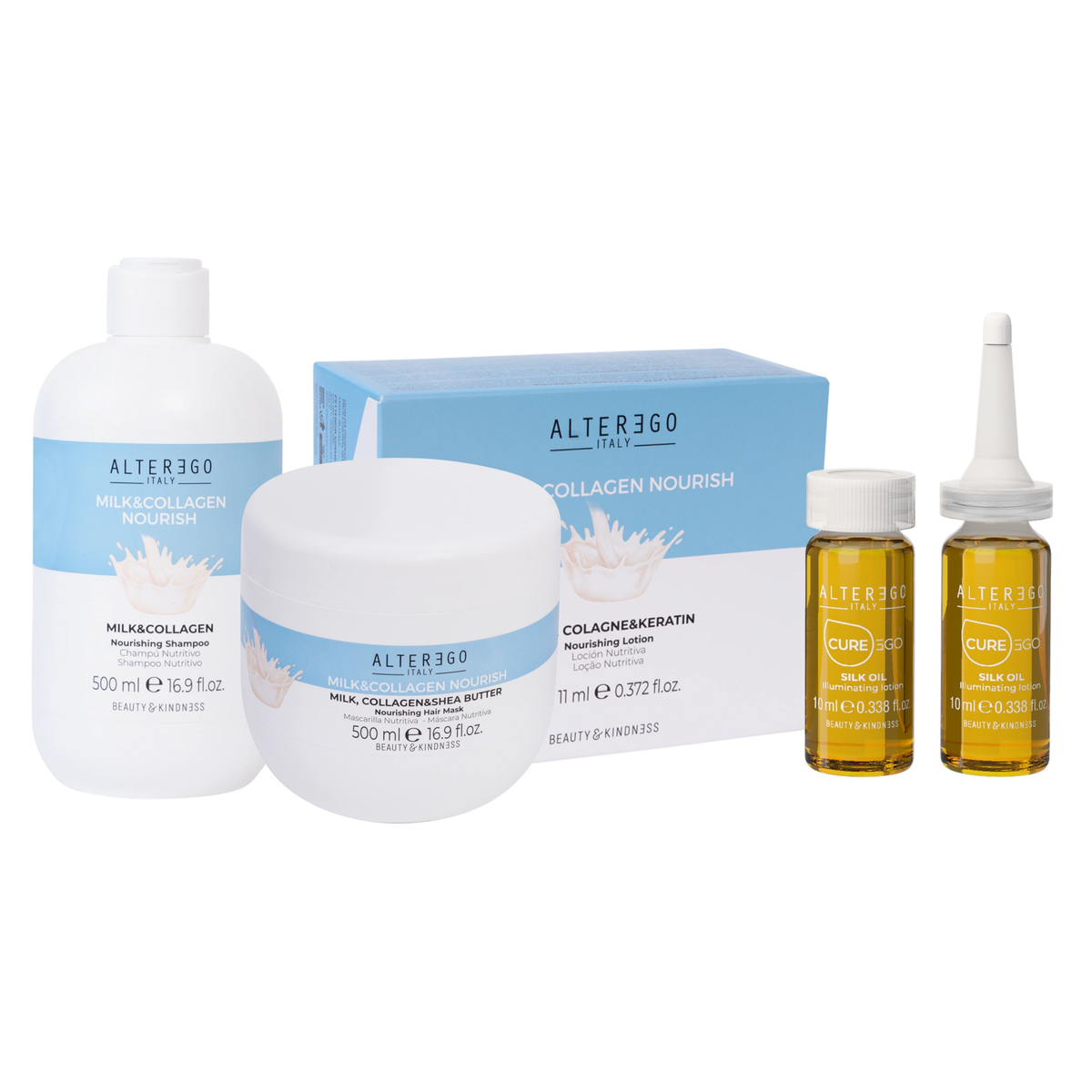 COMBO ESPECIAL Alter Ego Ntritivo Sh+Mask+ Ampolletas  (OBSEQUIO) 500ml