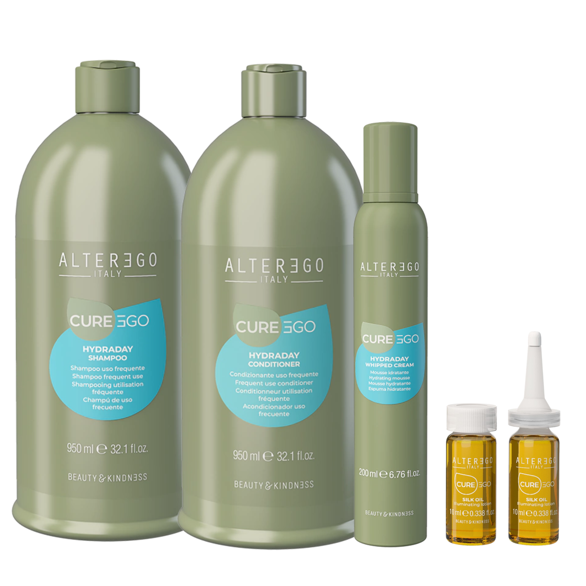 COMBO ESPECIAL Hydraday  Sh+Acond 300mL+Mousse Whipped 200mL ( +OBSEQUIO)