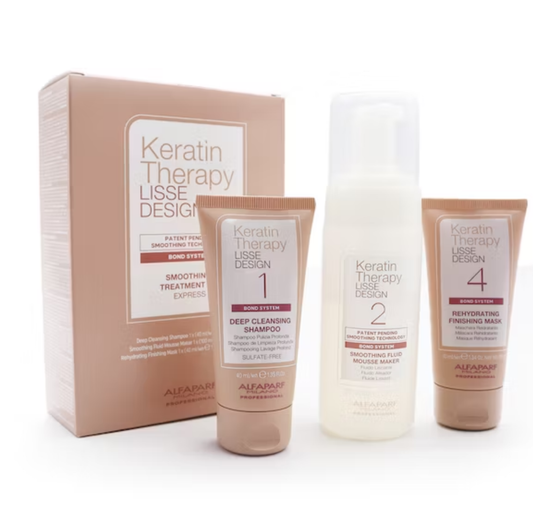 Kit Keratina Lisse Design + Kit Mantenimiento (Shampoo + Acondicionador) Alfaparf