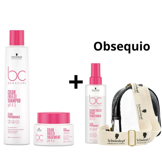 Kit Bonacure Color Freeze Schwarzkopf + Obsequio Acond y Bolso