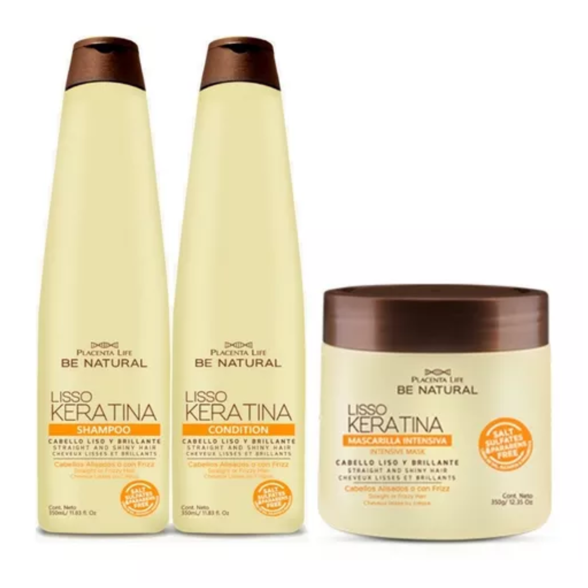 Kit Placenta Life Lisso Keratina S+a+m