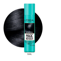 Retoca Raíces Magic Retouch de LOréal Paris en el tono Negro 75mL