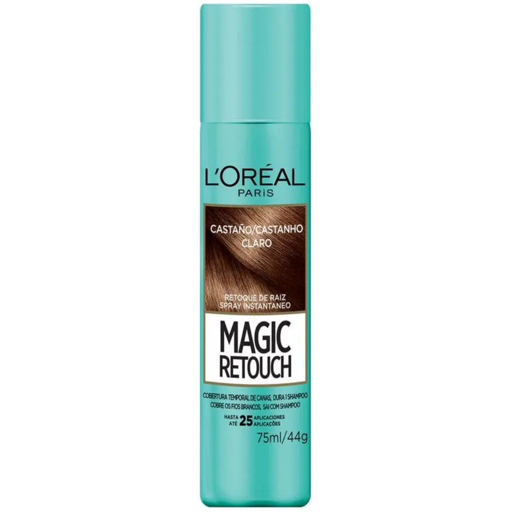 Retoca Raíces Magic Retouch de LOréal Paris en el tono Castaño Claro 75mL