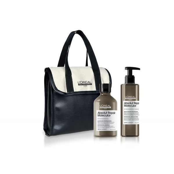 Kit Shampoo + Serum Con Enjuague L'Oréal Professionnel Absolut Molecular