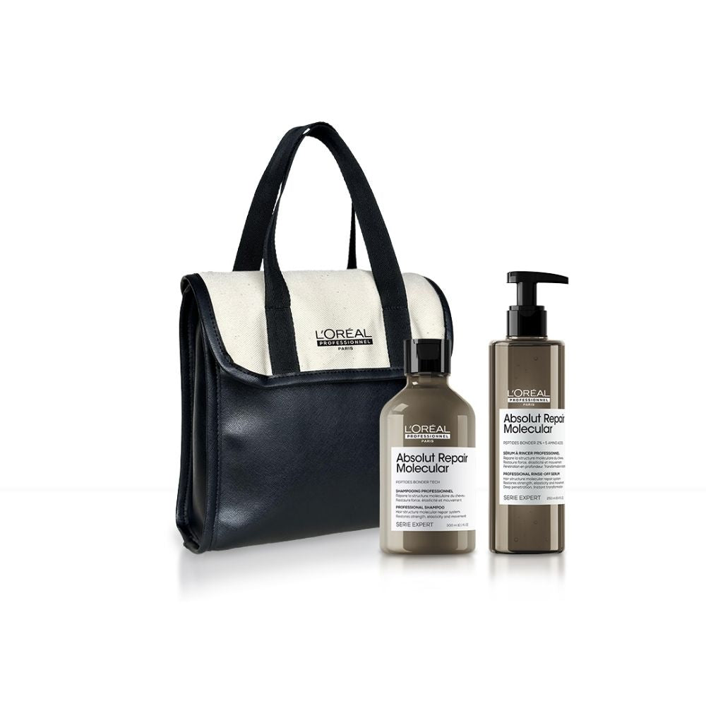 Kit Shampoo + Serum Con Enjuague L'Oréal Professionnel Absolut Molecular