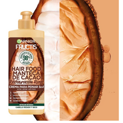 Crema para Peinar Garnier Fructis Hair Food Manteca de Cacao 300mL
