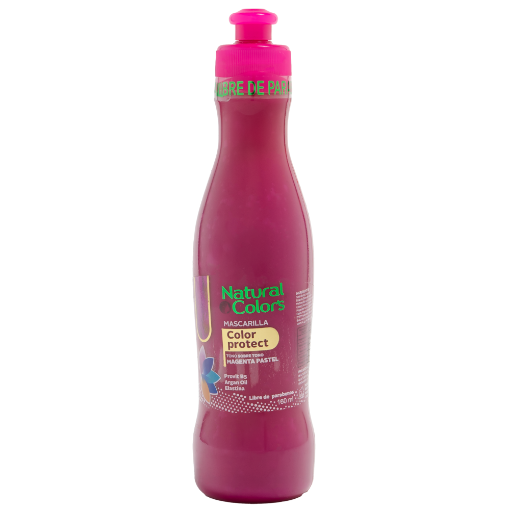 Natural Colors Mascarilla Magenta Pastel 160mL