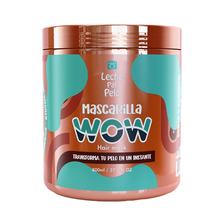 Mascarilla Leche Pal Pelo Wow Brillo Y Suavidad 800ml
