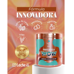 Mascarilla Leche Pal Pelo Wow Brillo Y Suavidad 800ml