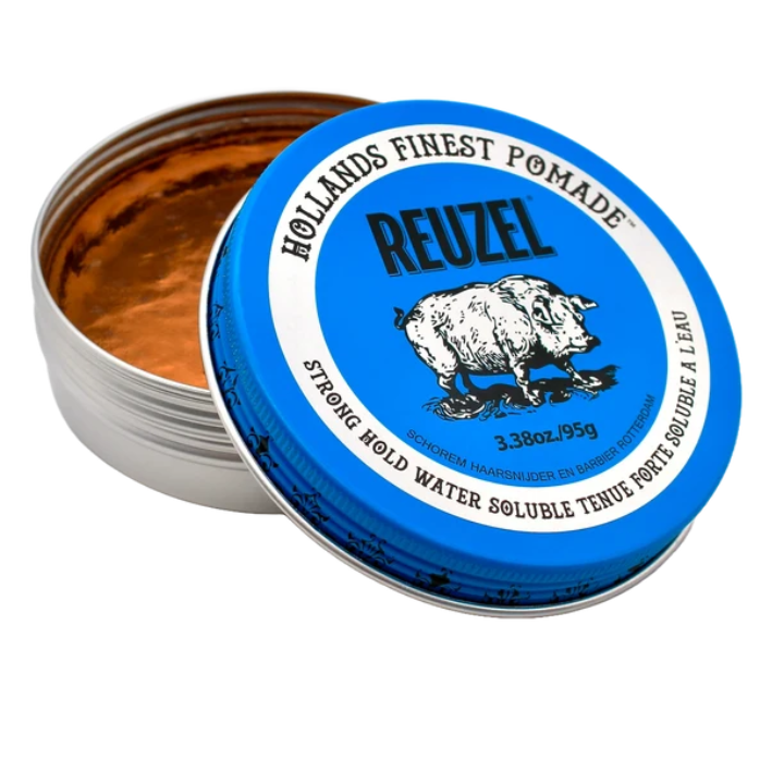 Cera Pomada Reuzel Azul Fijación Fuerte Y Brillo 95g