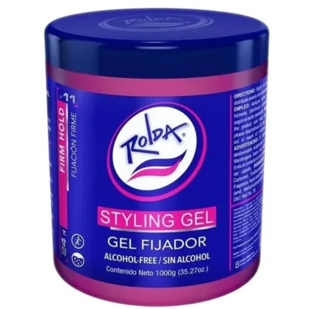 Gel Fijador Rolda Rojo Fijación Extrema 1Kg