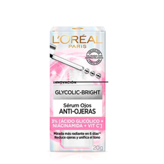 Sérum De Ojos L'oréal Glycolic-bright Anti-ojeras Con 3% 20g
