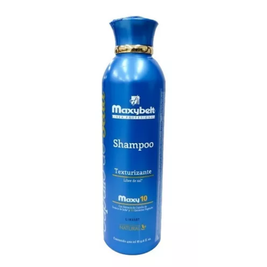 Shampoo Maxybelt De Seda Texturizante Libre De Sal