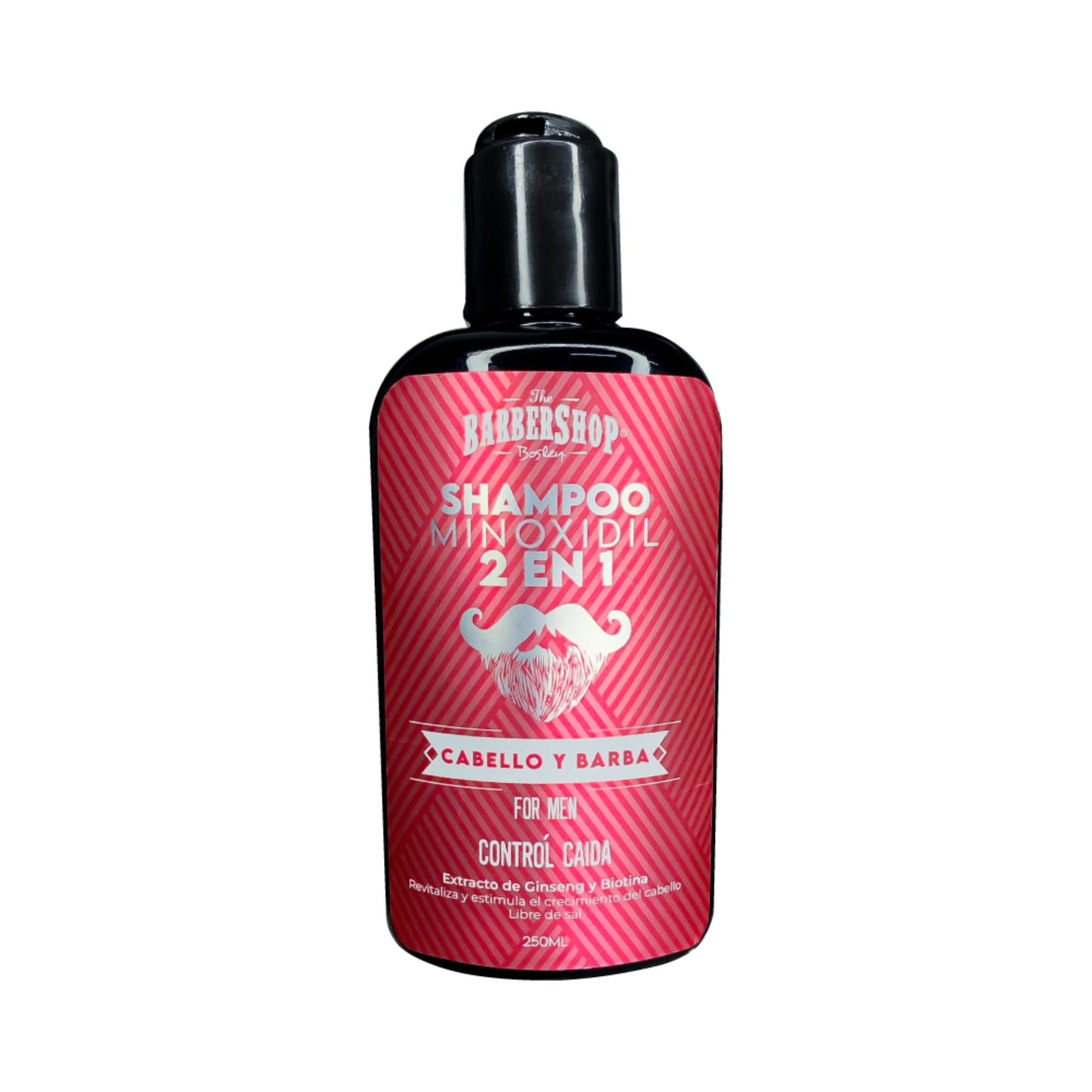 Shampoo Barbershop Control Caída Minoxidil 2 en 1 250ml