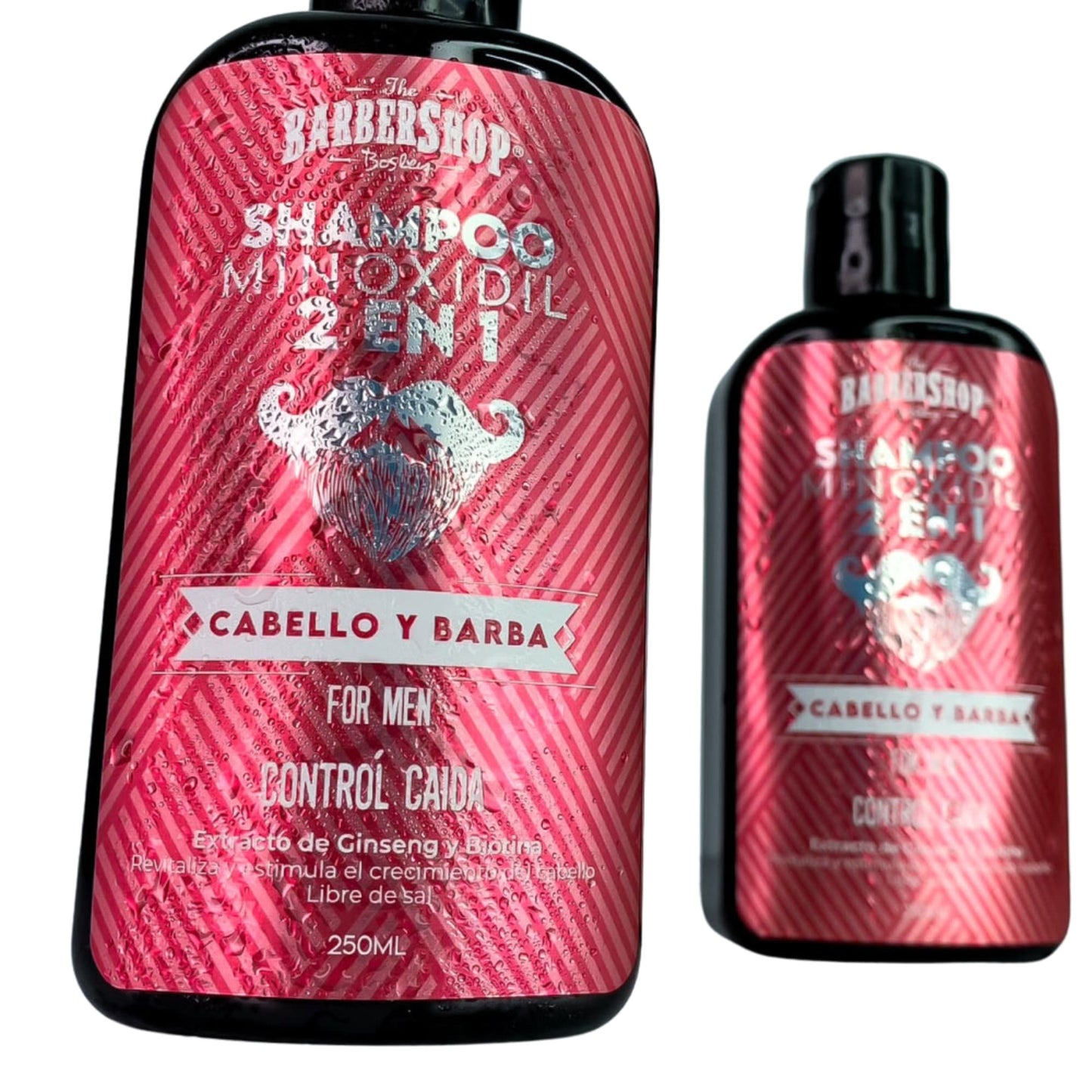 Shampoo Barbershop Control Caída Minoxidil 2 en 1 250ml