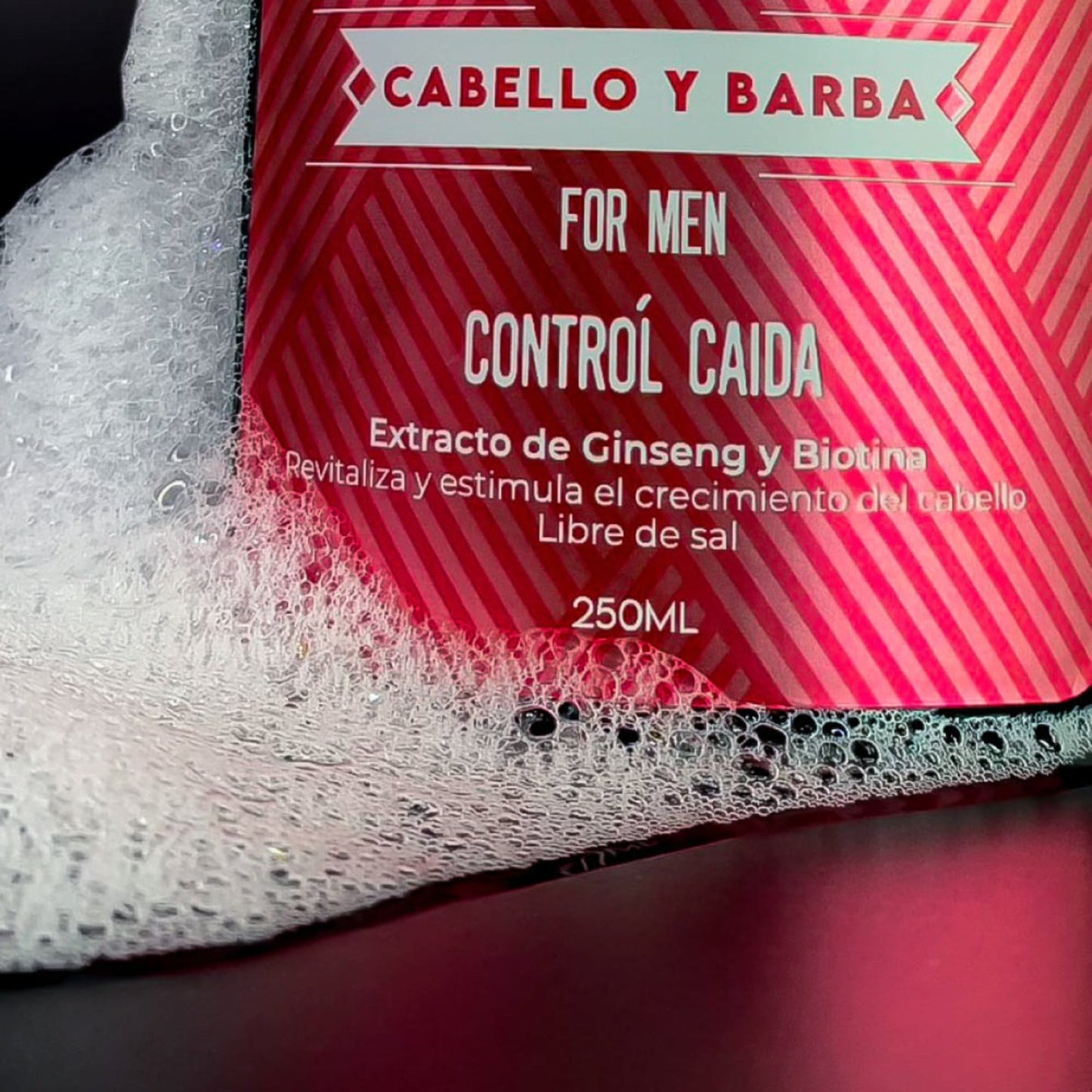 Shampoo Barbershop Control Caída Minoxidil 2 en 1 250ml