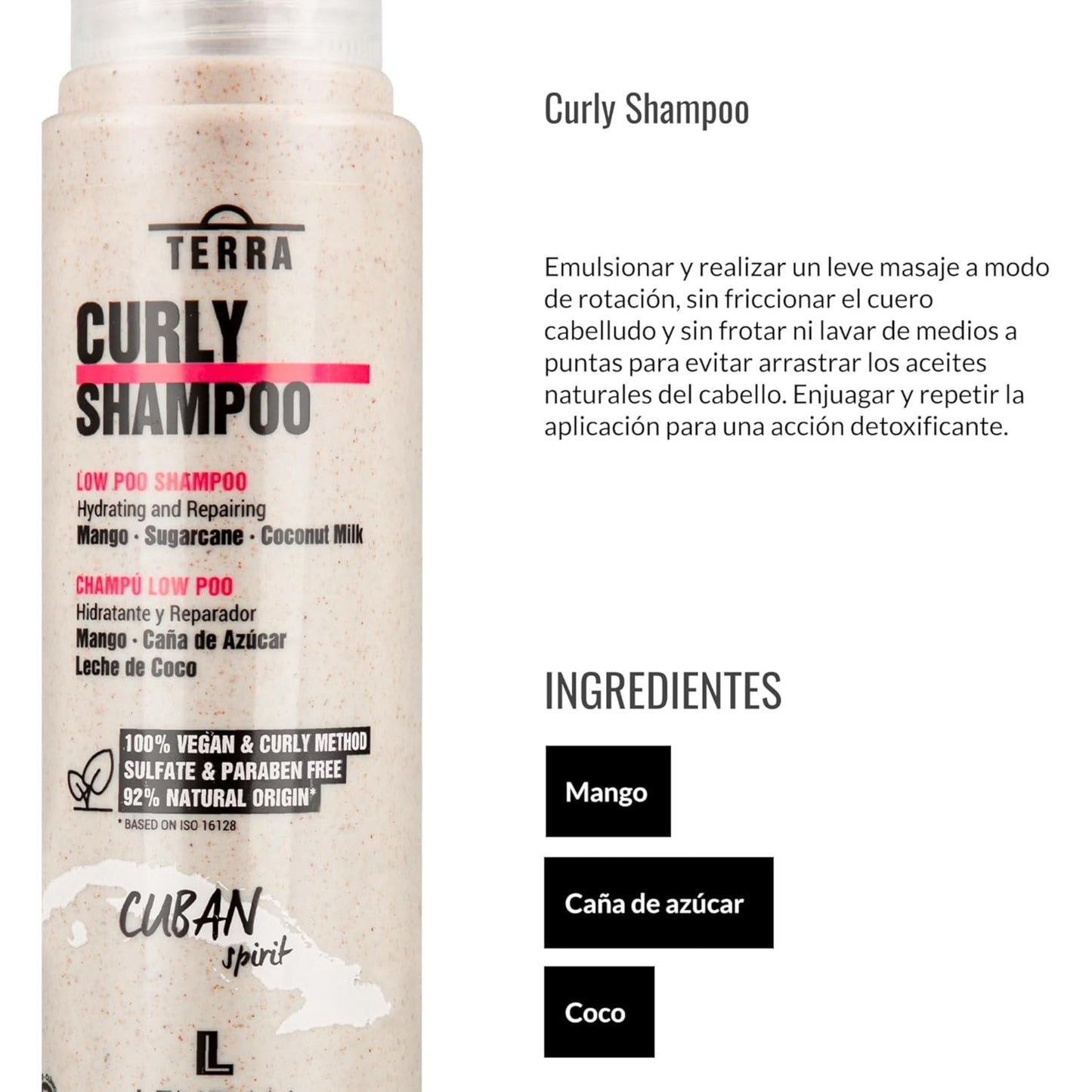 Shampo Lendan Terra Curly Vegan 300mL