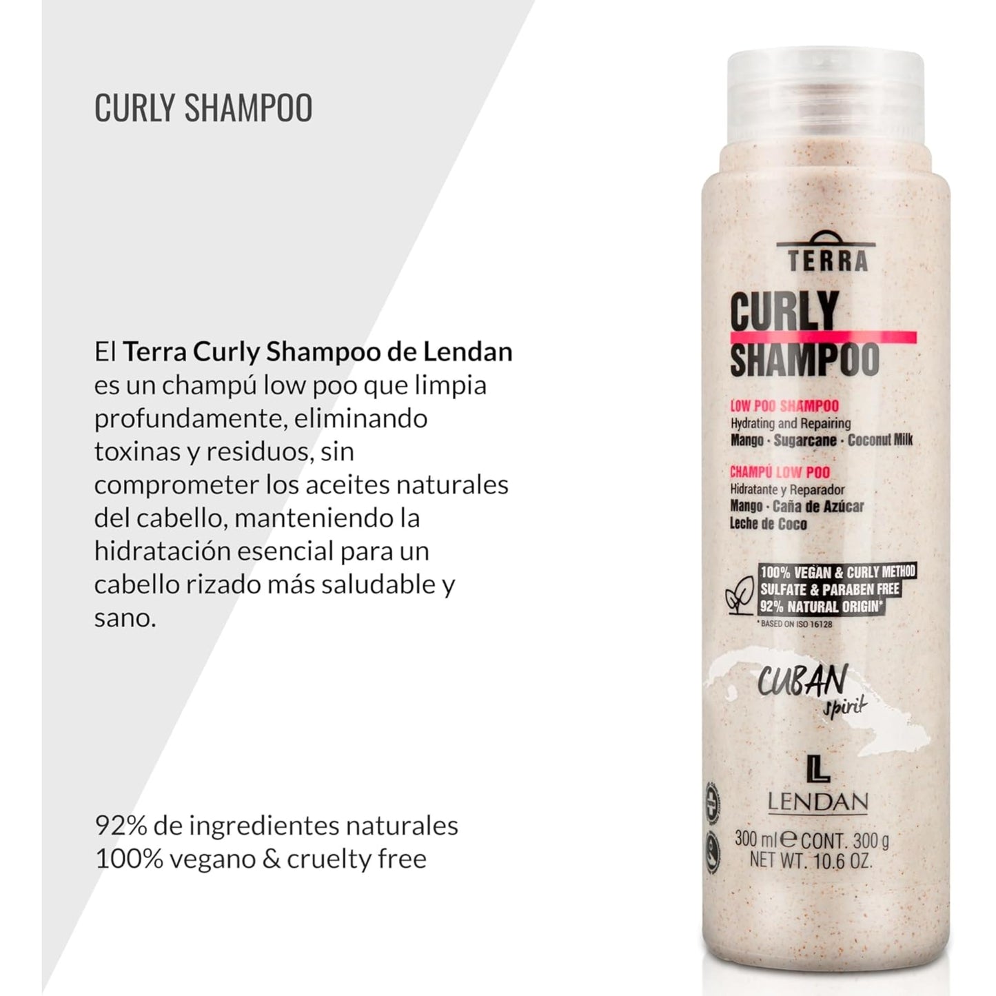 Shampo Lendan Terra Curly Vegan 300mL