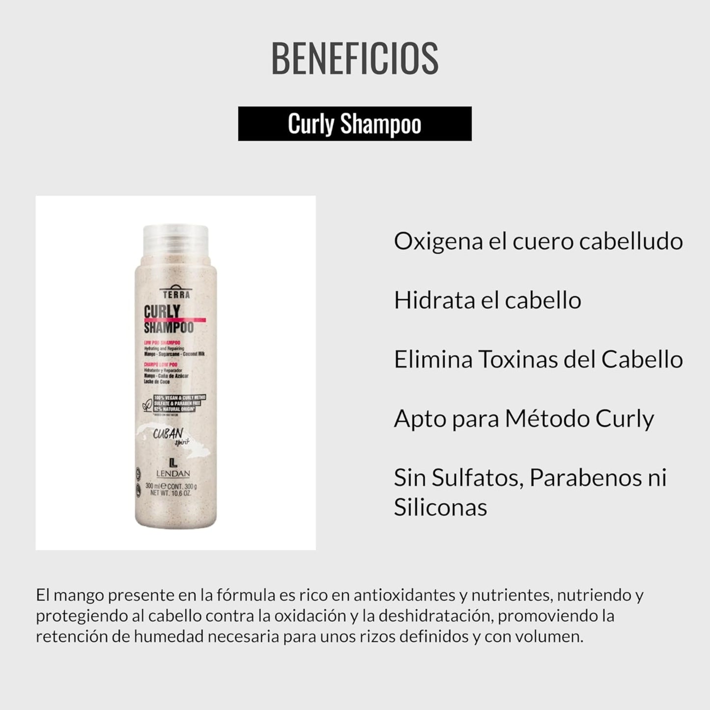 Shampo Lendan Terra Curly Vegan 300mL