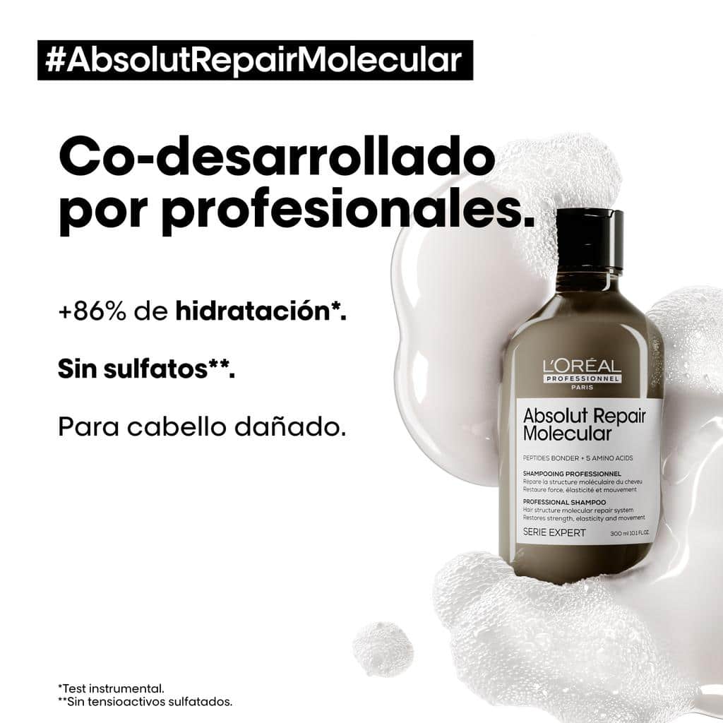 Shampoo Loreal Absolut Repair Molecular 500mL