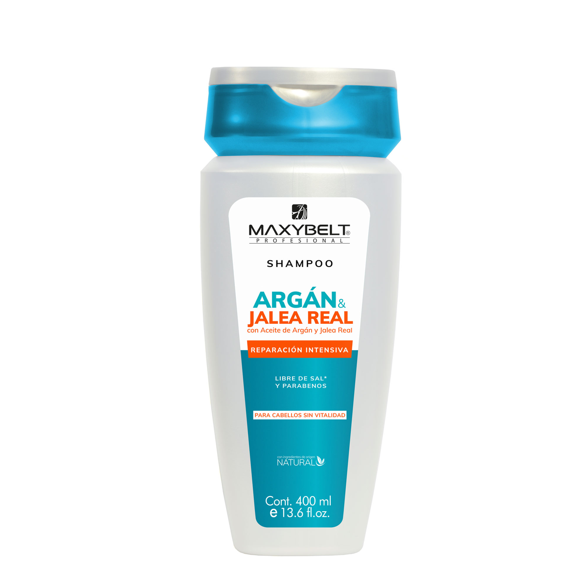 Shampoo Maxybelt Argan Y Jalea 400ml