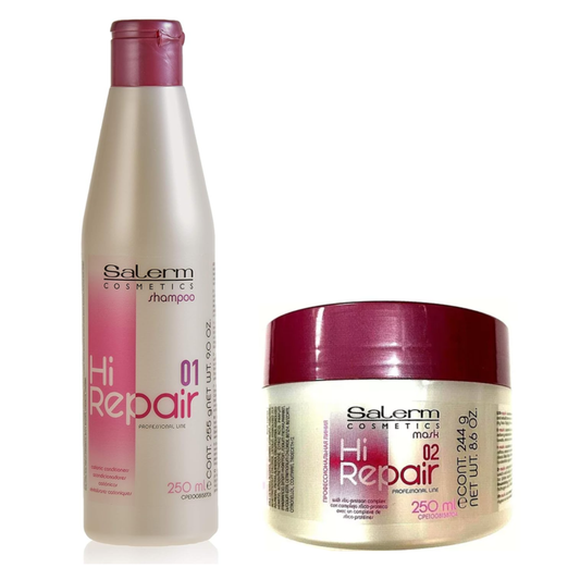 Shampoo + Mascarilla Salerm Hi Repair 250ml