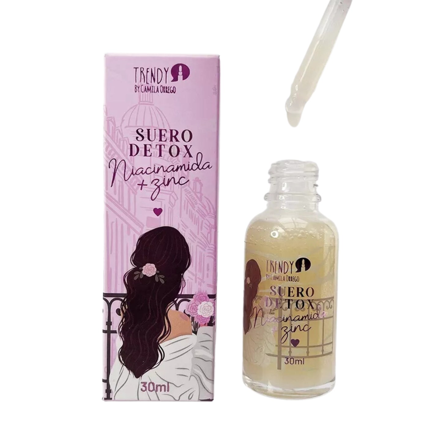 Sérum Detox Niacidamida + Zing Trendy 30ml