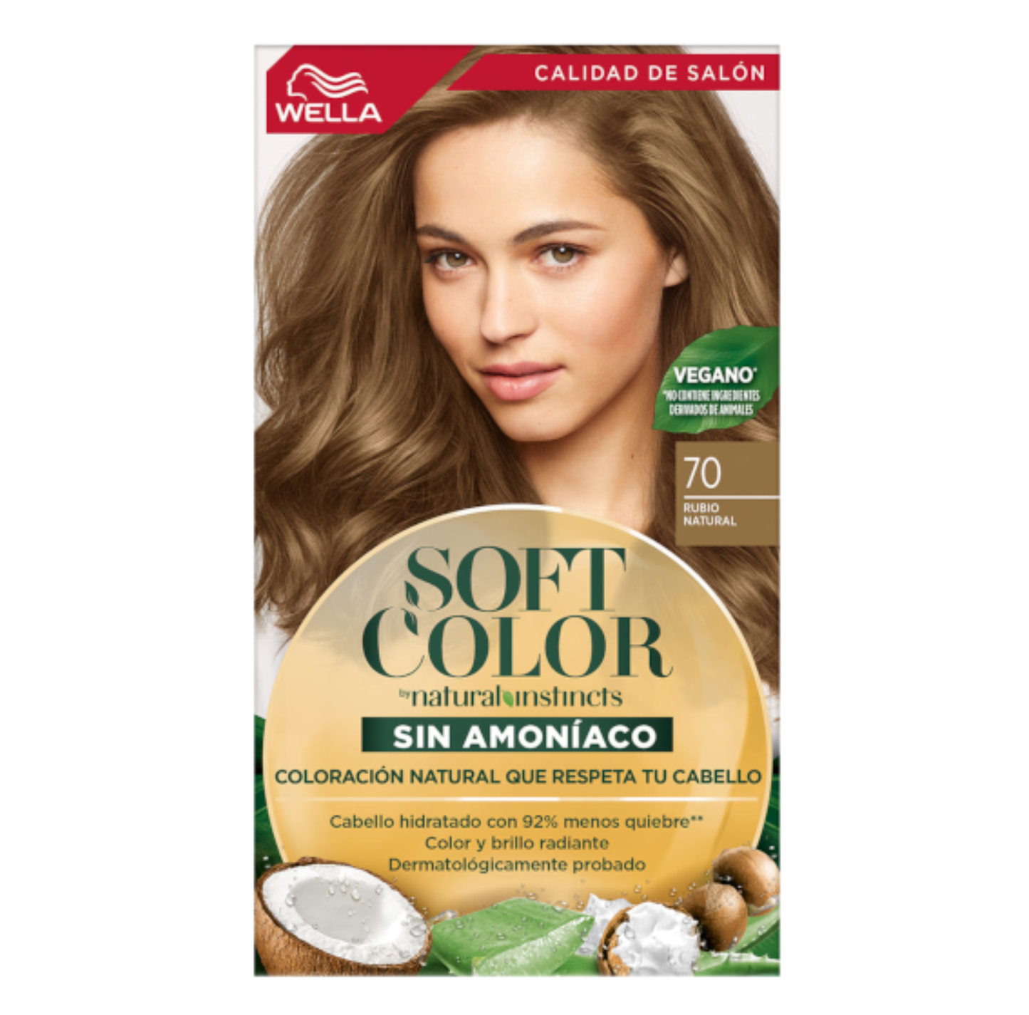 Tinte Wella Soft Color Sin Amoniaco  70 - Rubio Natural