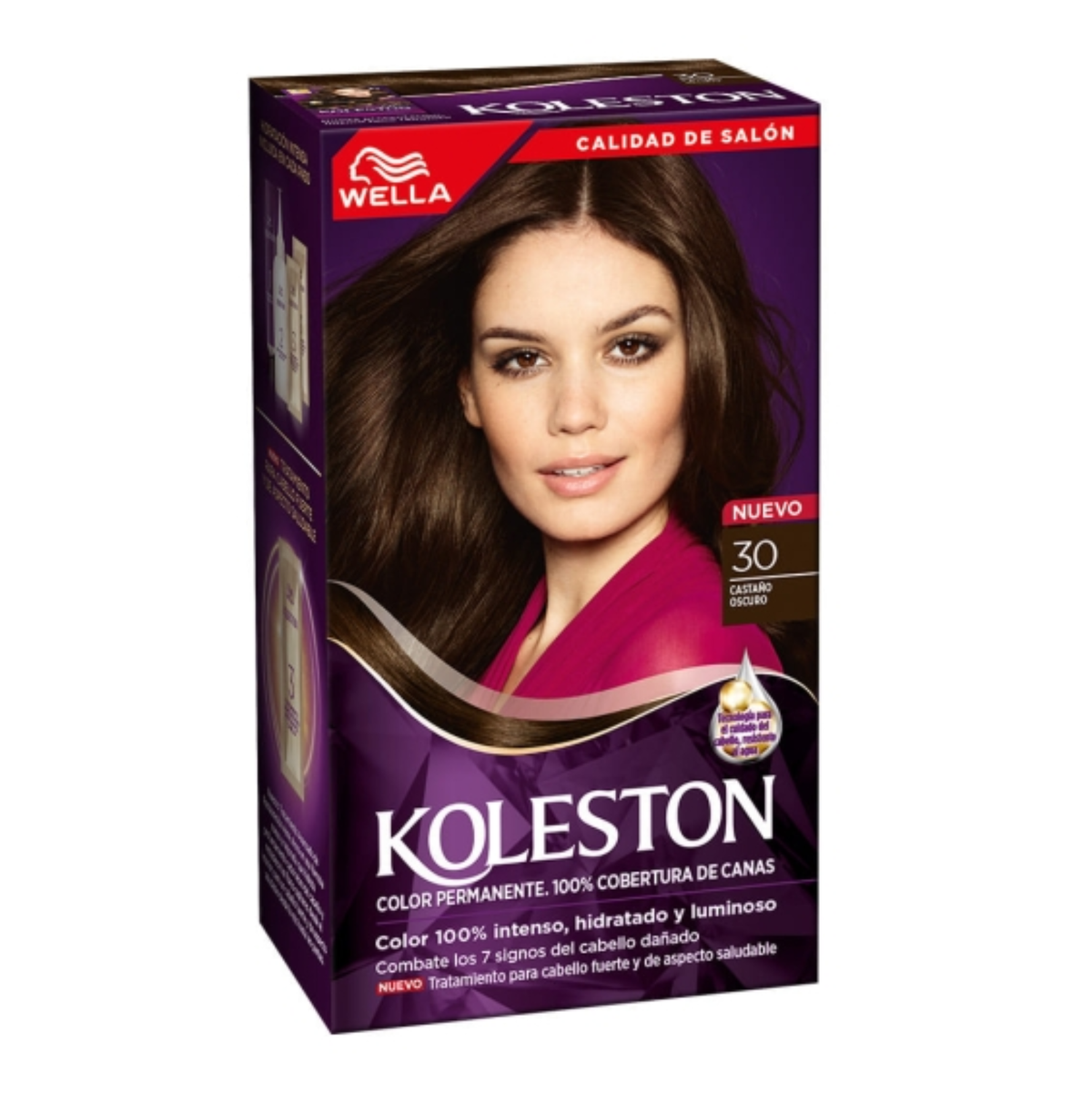 Tinte Wella Koleston 50ml  30 - Castaño Oscuro