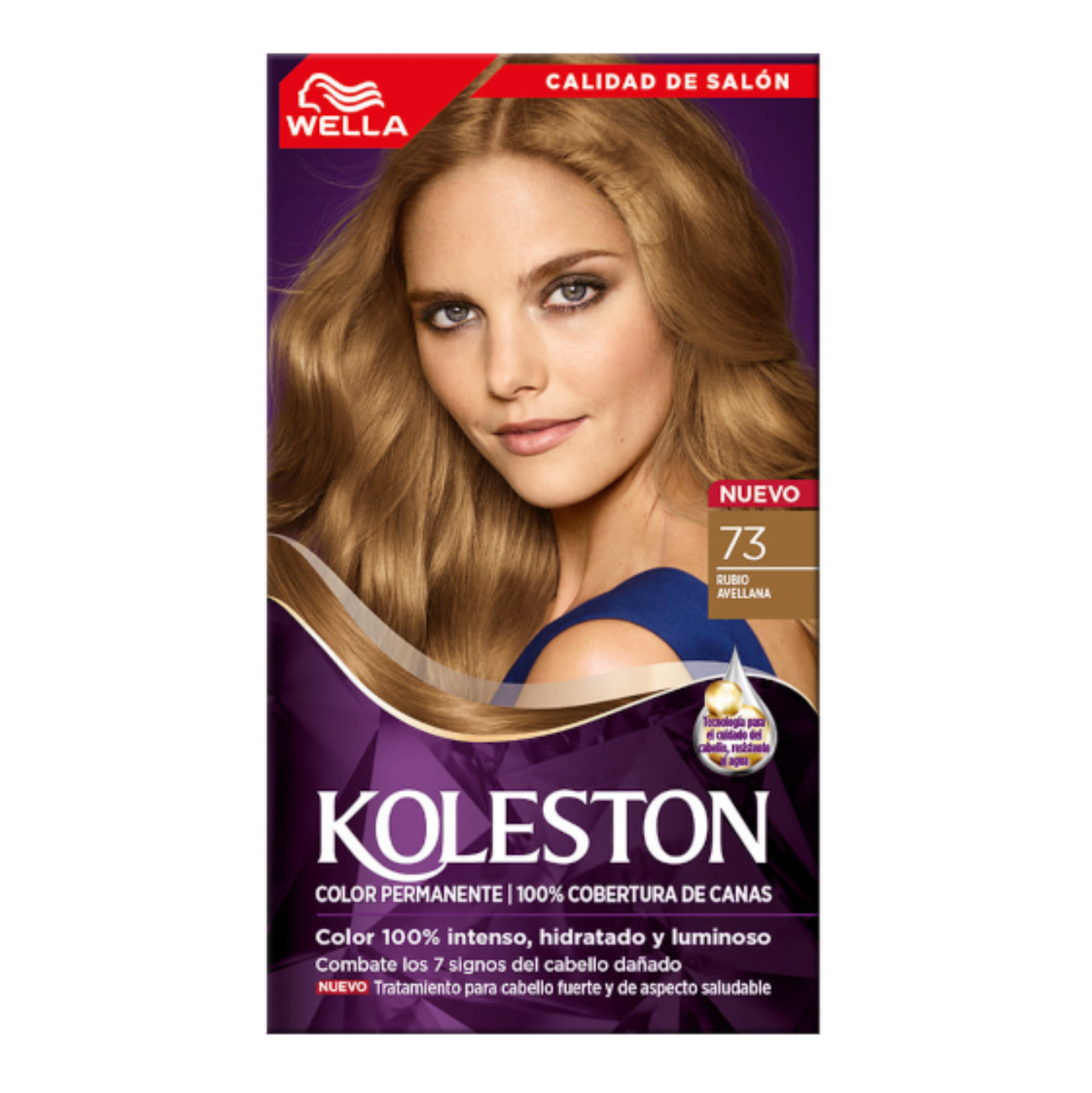 Tinte Wella Koleston 50ml  73 - Rubio Avellana