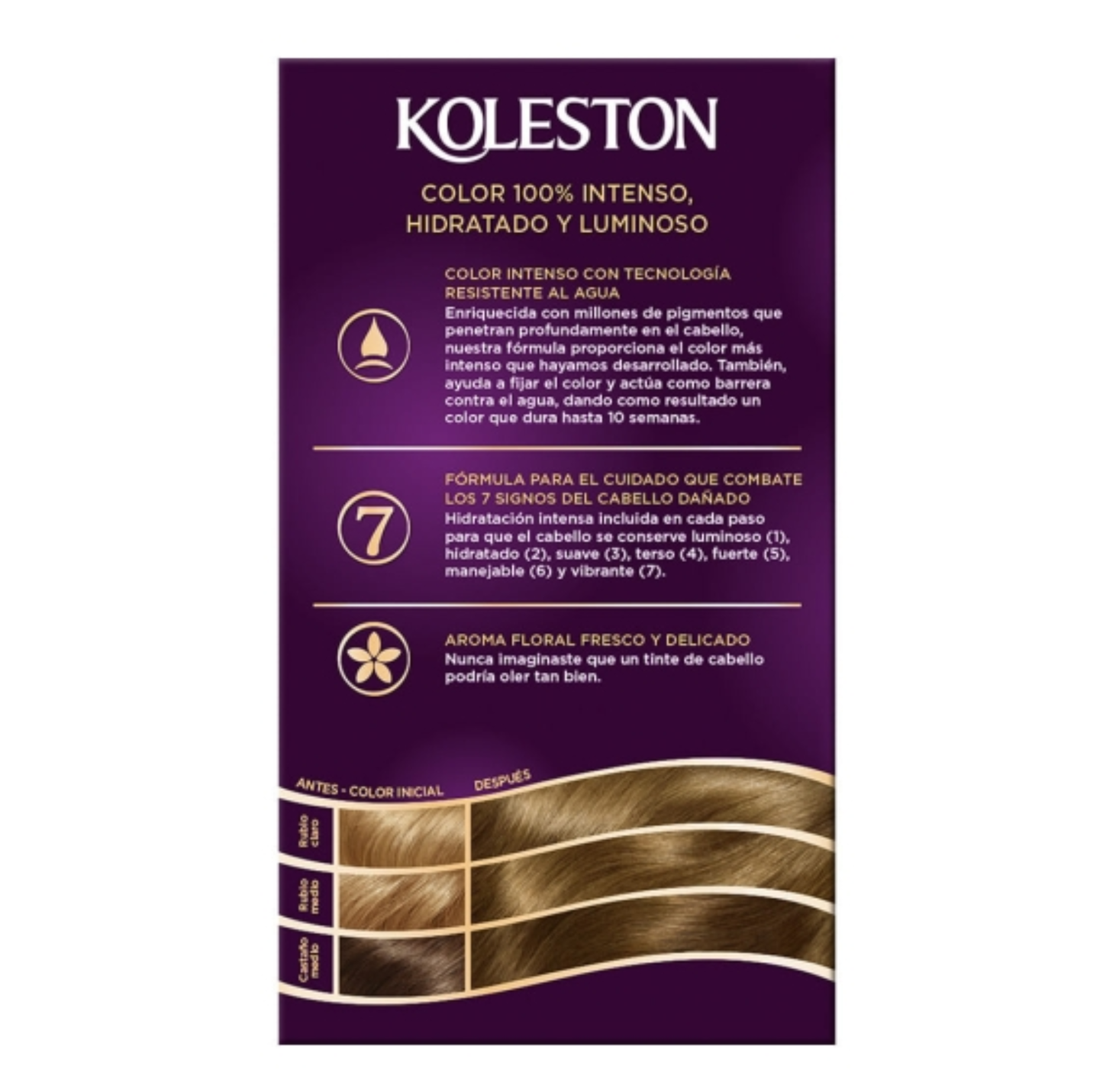 Tinte Wella Koleston 50ml  71 - Rubio Cenizo Mediano