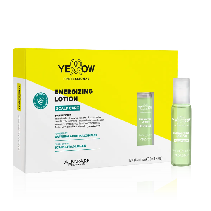 Ampolletas Yellow Energizing Lotion Scalp Care X 12 Unidades