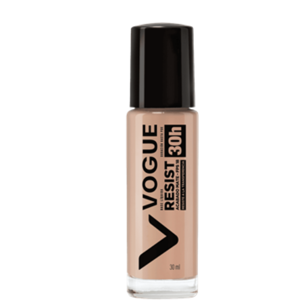 Base Líquida Vogue Resist 30 Horas Petalo 30ml