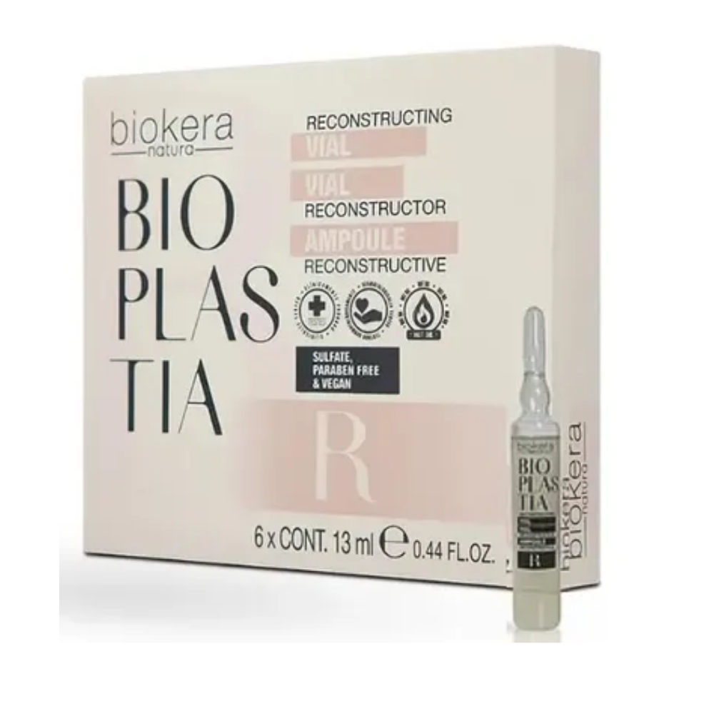 Ampolletas Salerm Bioplastia Capilar Biokera X 6 Unidades