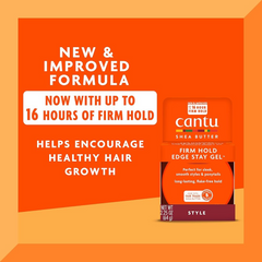 Cantu Extra Hold Edge Stay Gel 64g