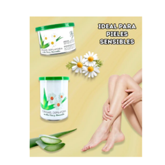 Cera Miel Depilatoria Aloe Vera Y Manzanilla 905g