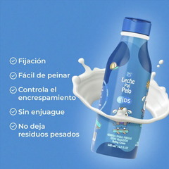 Crema Para Peinar Niños Leche Pal Pelo Con Fijación  440ml