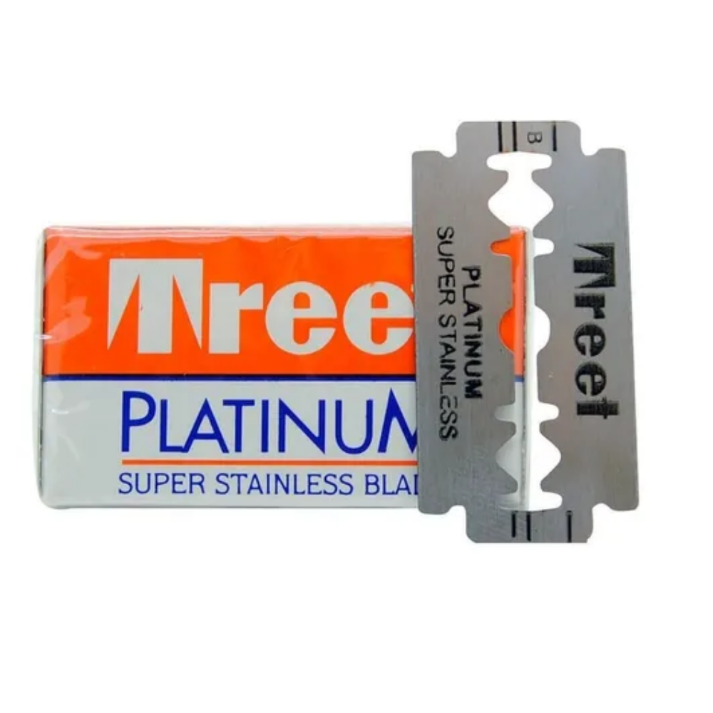 Cuchillas Barberia Treet Platinum Doble Filo X 1000 Und
