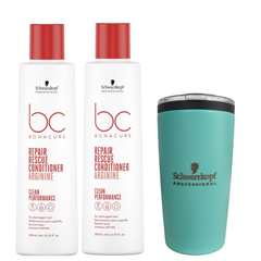 Duo Acondicionador Schwarzkopf Repair + Obsequio Termo