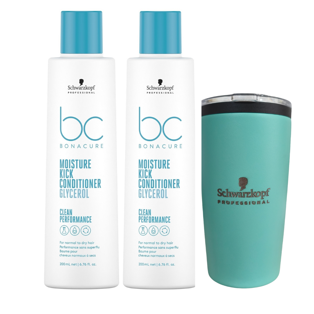 Duo Acondicionador Schwarzkopf Hyaluronic + Obsequio Termo
