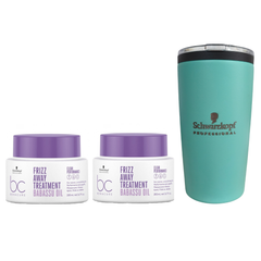 Duo Mascarilla Schwarzkopf Frizz Away 200 C/u + Obsequio Termo