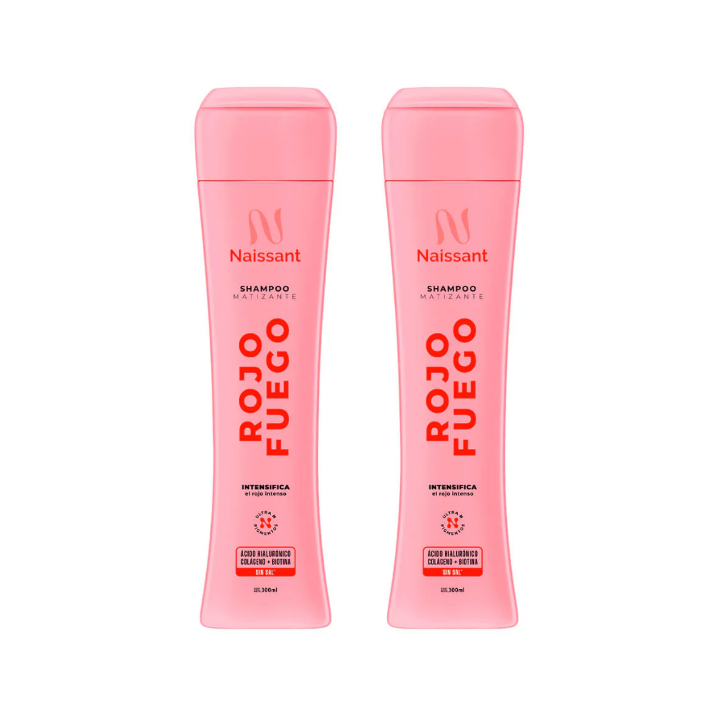 Duo Mascarilla Naissant Rojo Fuego
