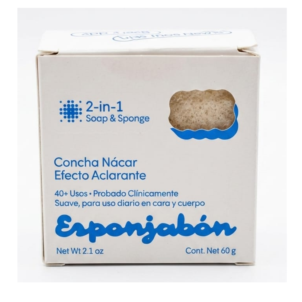 Esponjabón 2 En 1 Concha De Nacar   60g