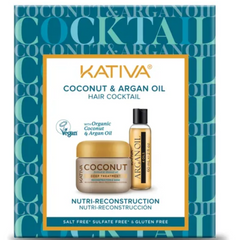 Kit Hair Cocktail Kativa Coconut & Argan Oil