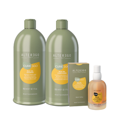 COMBO ESPECIAL ALTER EGO Silk Oil Sh+ Acond+Oil (+OBSEQUIO) 950mL