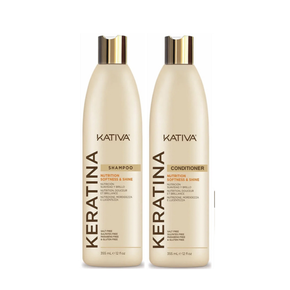 Kit Shampo+acondicionador Kativa Keratina 355ml