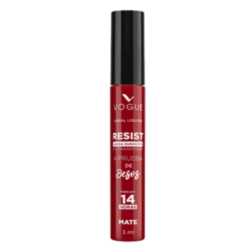 Labial Líquido Vogue A Prueba De Besos Decidida 3ml
